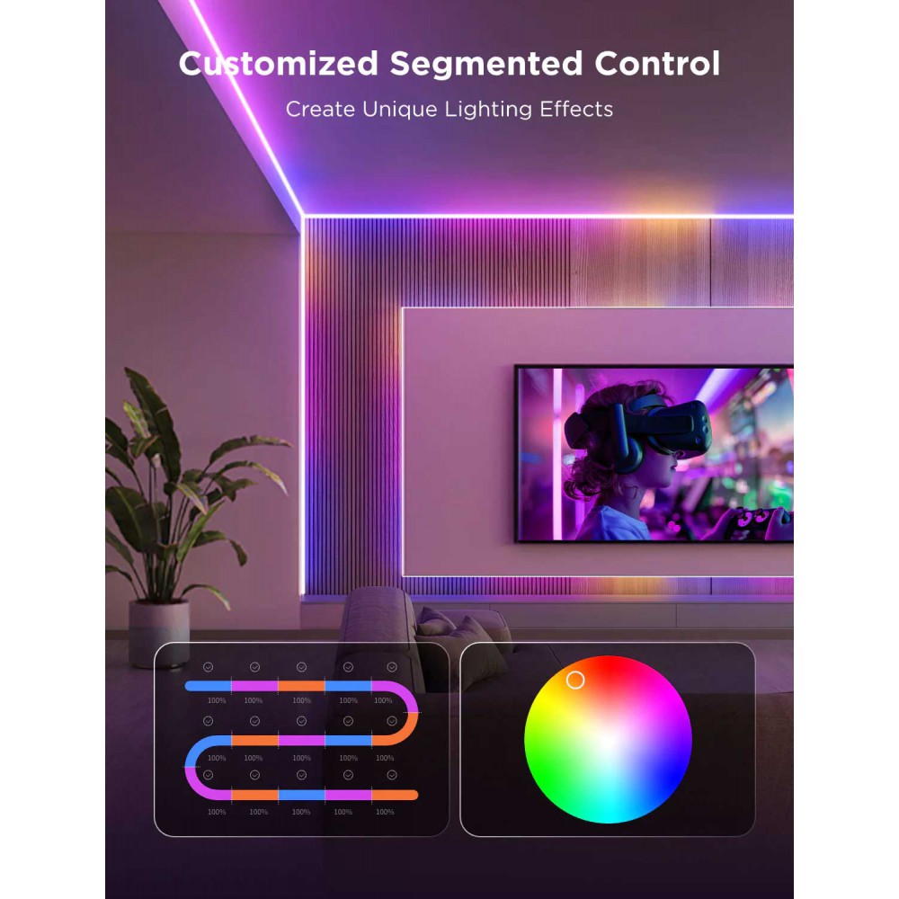 Govee COB Strip Light Pro RGBIC+W 3m ( H61E5 )