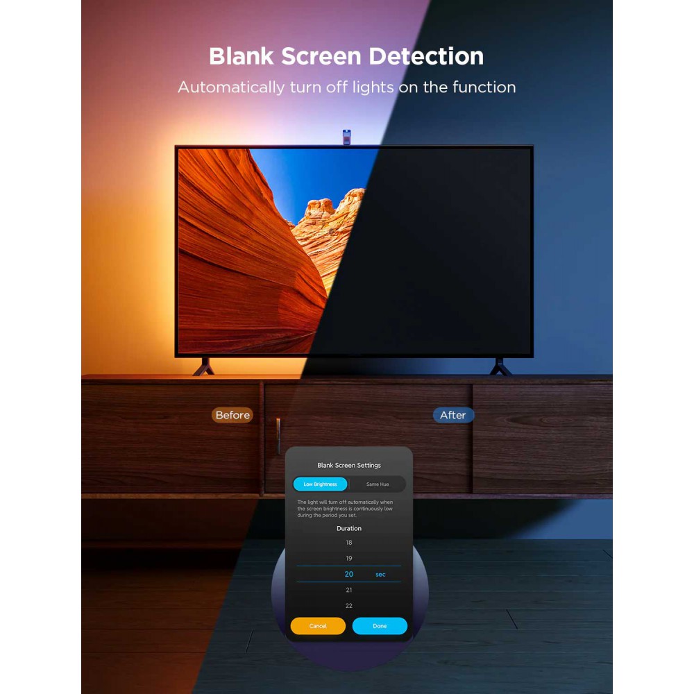 Govee H6099 TV Backlight 3 Lite για τηλεόραση 75"-85"