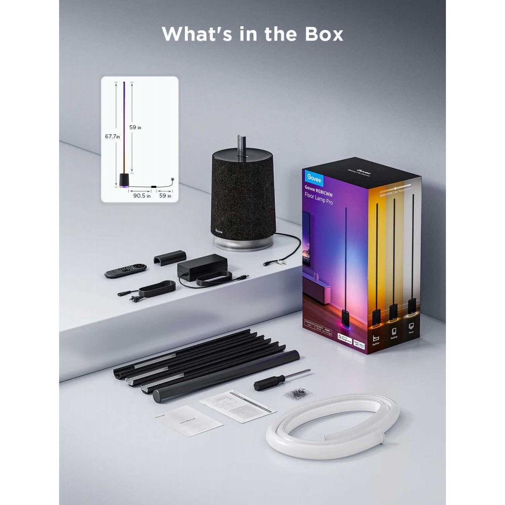 GOVEE H6079 RGBICWW FLOOR LAMP PRO