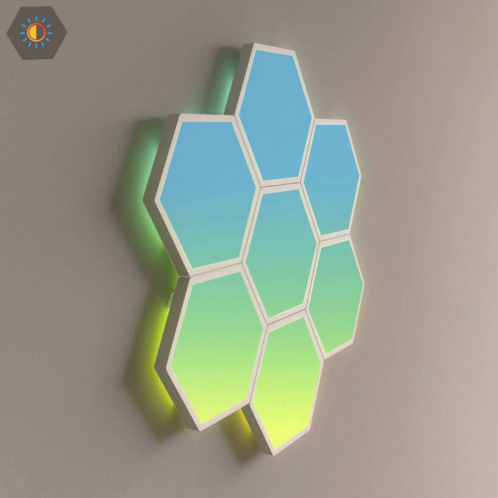 Govee Glide Hexagon Light Panels RGBIC Wi-Fi + Bluetooth 36W 24V -10τμχ  ( H6061 )