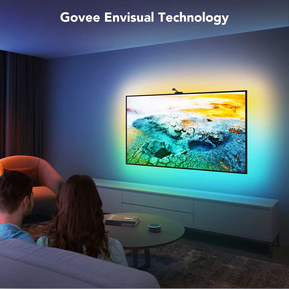 Govee RGBIC TV Backlight with Camera Wi-Fi + Bluetooth 24W 12V - 75-85 inches( H6199 )