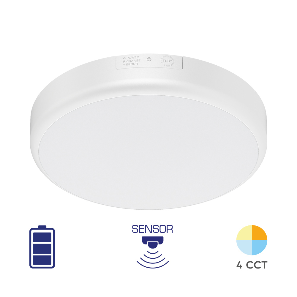 Πλαφονιέρα led "Grande" 20w 4in1 2000lm IP54 με ανίχνευση κίνησης, μέρα νύχτα και ασφαλείας - Braytron