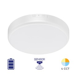 Πλαφονιέρα led "Grande" 20w 4in1 2000lm IP54 με ανίχνευση κίνησης, μέρα νύχτα και ασφαλείας - Braytron