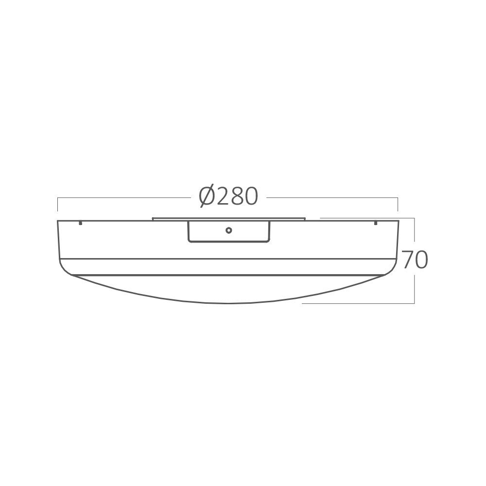 Πλαφονιέρα led "Grande" 20w 4in1 2000lm IP54 με ανίχνευση κίνησης, μέρα νύχτα και ασφαλείας - Braytron