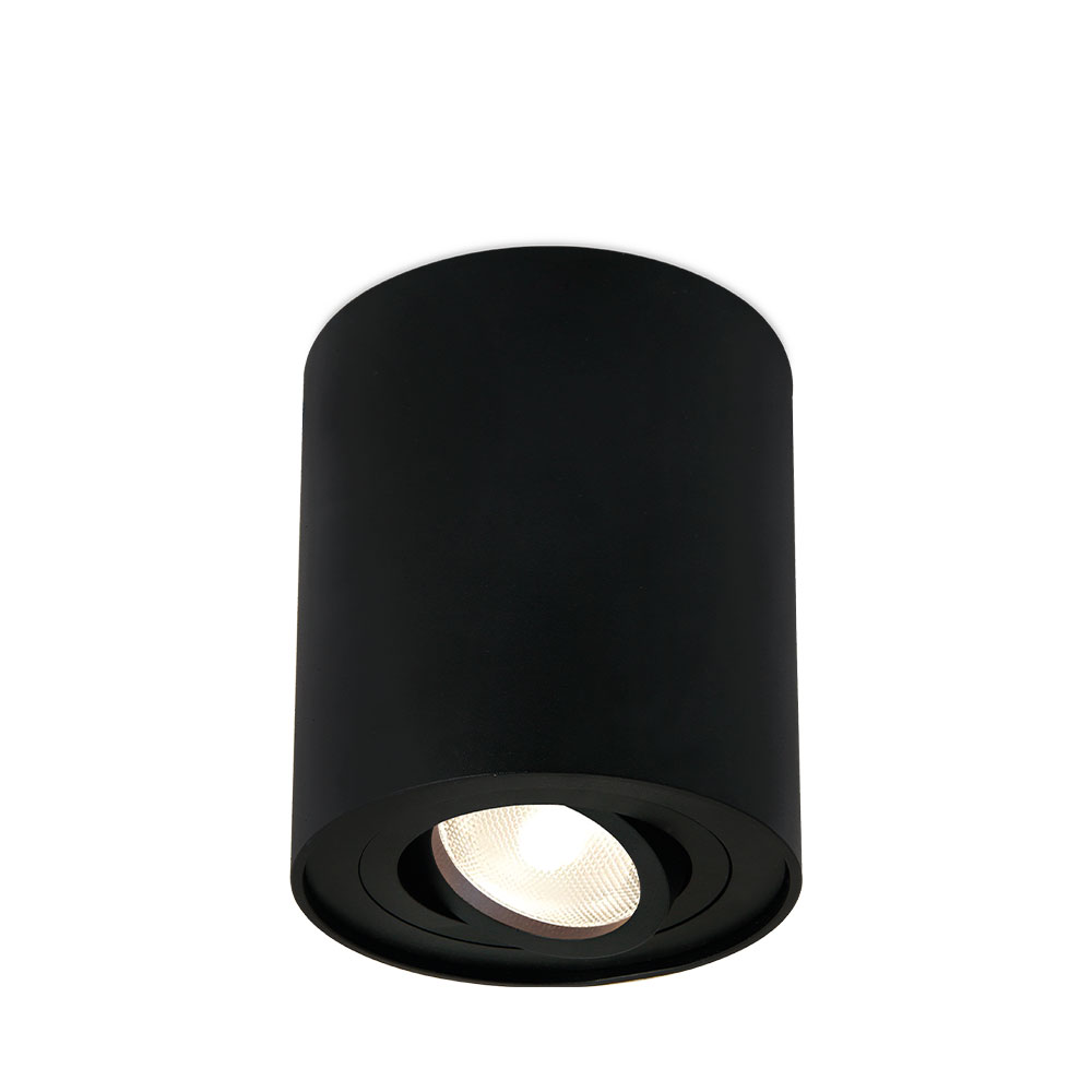 Σποτ Οροφής Μαύρο Κύλινδρος 1xGU10 GAMA-SRM - Braytron