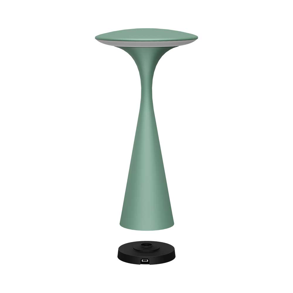 Επαναφορτιζόμενο πορτατίφ "Tower" dimmable 3w CCT Πράσινο - Braytron