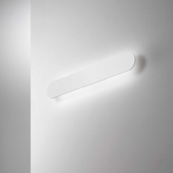 LED Απλίκα Αλουμινίου Σε Λευκό Χρώμα D60cm 30W ECHO - IDEAL LUX