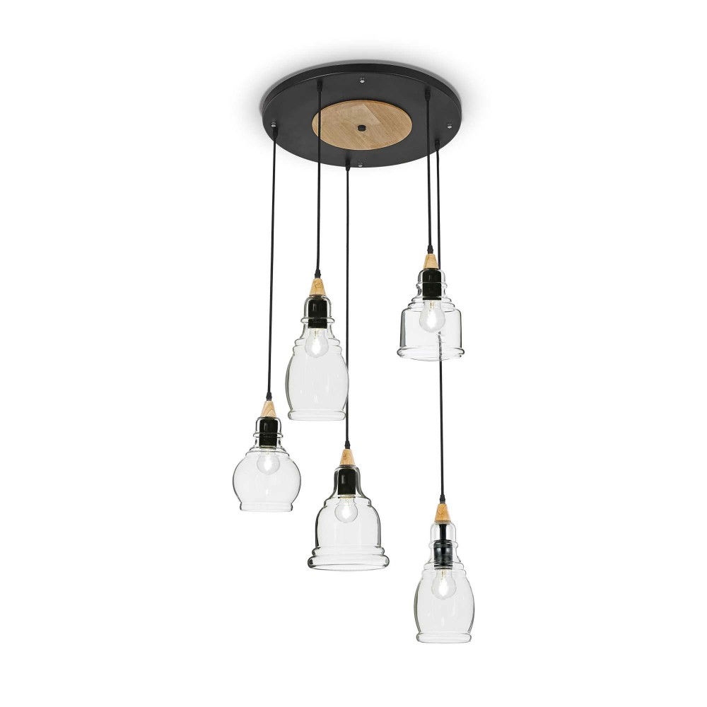 Κρεμαστό Φωτιστικό Πολύφωτο 5x E27 Gretel sp5 - IDEAL LUX