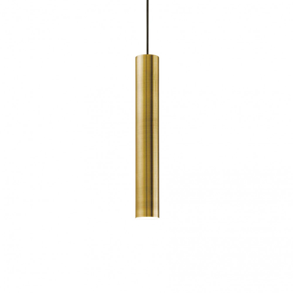 Φωτιστικό Οροφής Μονόφωτο Ορειχάλκινο Look IDEAL LUX