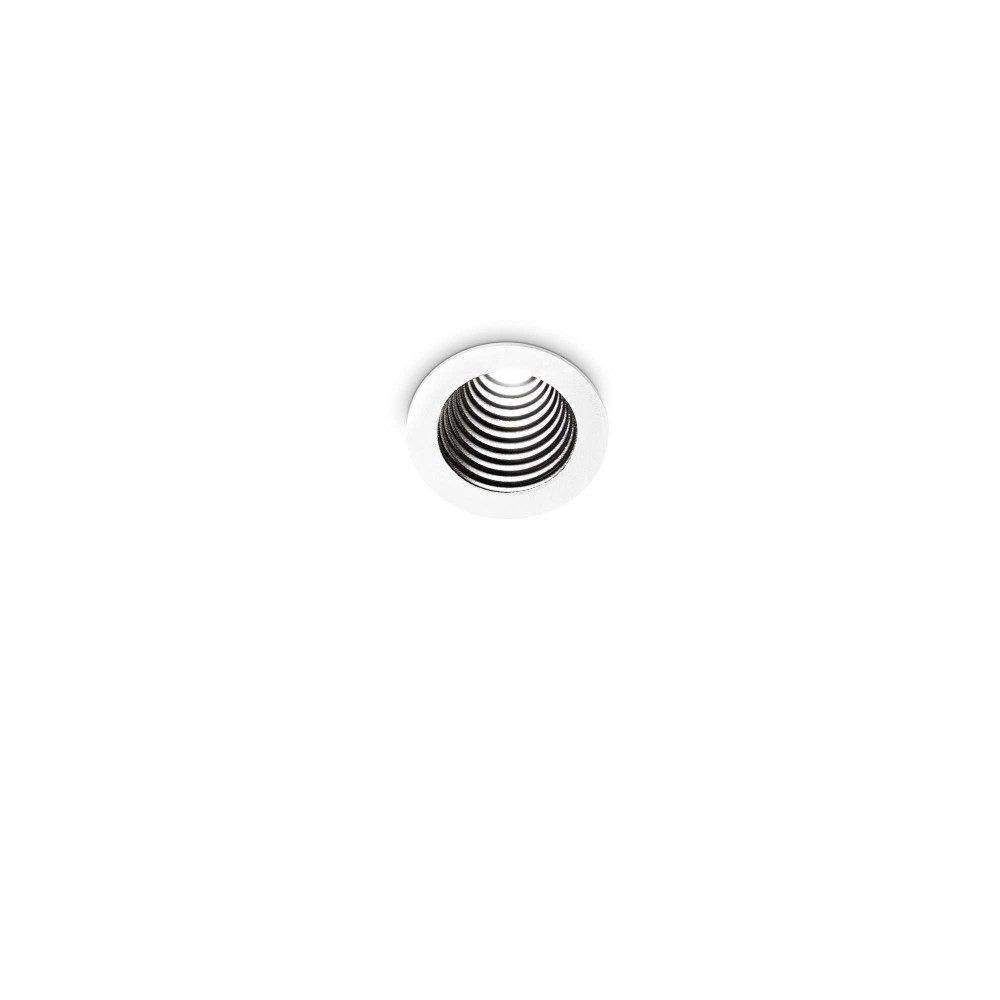 Χωνευτό Φωτιστικό Στρογγυλό D2,5 Λευκό LED 2W IP20 CRI90 ONE - IDEAL LUX
