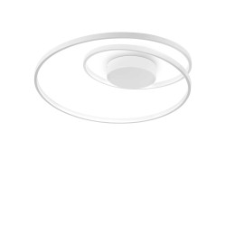 LED Πλαφονιέρα Μεταλλική σε Λευκό Χρώμα Ø 600 49W Oz pl - IDEAL LUX