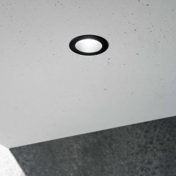Χωνευτό Φωτιστικό Οροφής Στρογγυλό LED 8W Quark -  IDEAL LUX