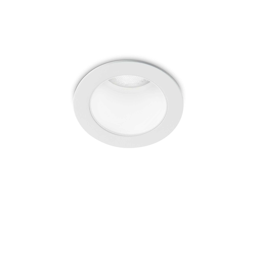 Χωνευτό Φωτιστικό Οροφής Στρογγυλό LED 8W Quark -  IDEAL LUX
