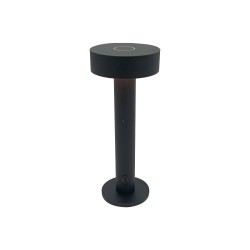 Inlight Rechargeable LED 2W 3CCT Touch Table Lamp Black D:22cmx9cm (3053-Black)