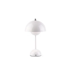 Inlight Rechargeable LED 1.5W 3CCT Touch Table Lamp White D:10x24cm (3059-White)