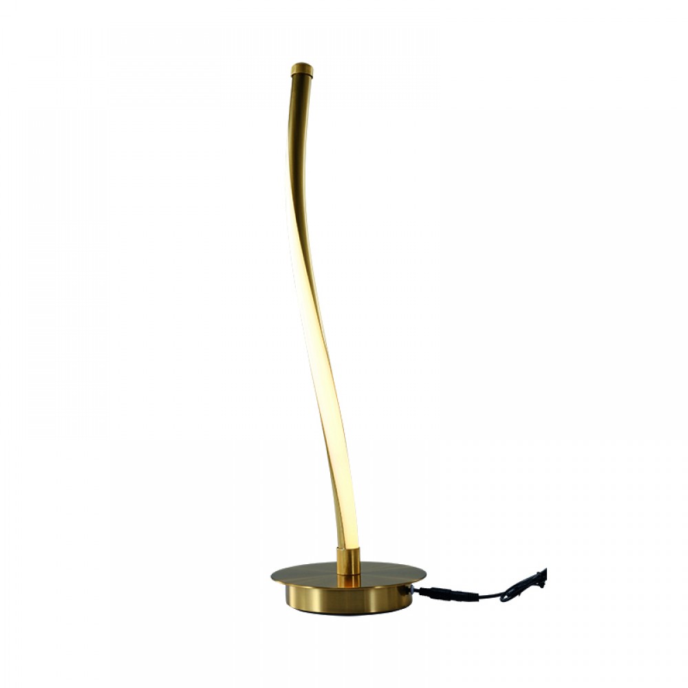 LED Επιτραπέζιο Φωτιστικό Από Αλουμίνιο σε Χρυσή Ματ Απόχρωση 15W - InLight