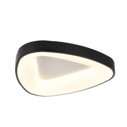 LED Πλαφονιέρα Οροφής Από Μαύρο Μέταλλο και Ακρυλικό Τριγωνική 58W - InLight