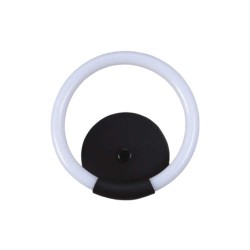 LED Απλίκα Μαύρη Μεταλλική & PVC 5W - InLight