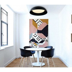 LED Φωτιστικό Οροφής ή Κρεμαστό Μεταλλικό Σε Μαύρο Χρώμα 48W - InLight