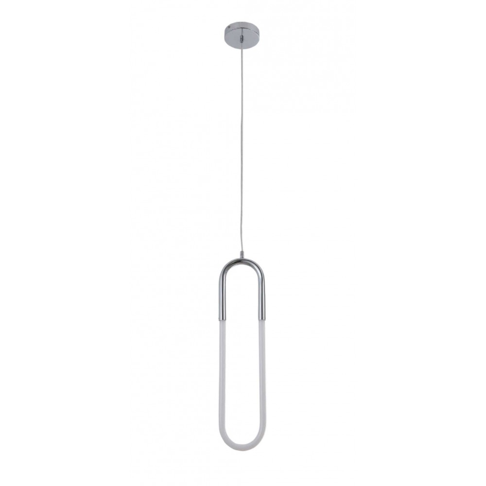 LED Κρεμαστό Φωτιστικό Σε Χρώμιο Μεταλλικό & PVC 6W - InLight