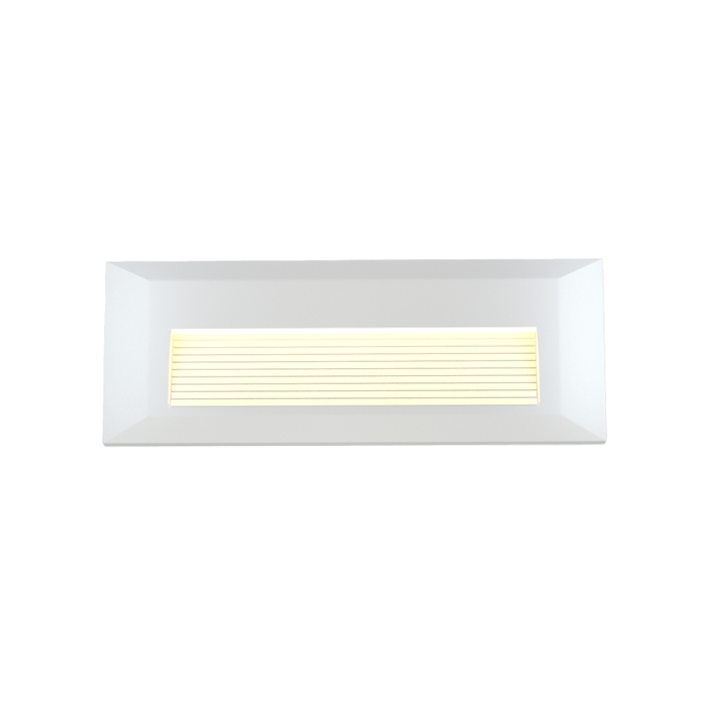 Mono LED 3W 3CCT Απλίκα Εξωτερικού Χώρου Λευκό IP65 D:22cmx2.8cm  - it-Lighting