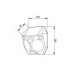 it-Lighting Tortoise LED 6W 3000K Solar Outdoor Wall Lamp Black D:160x160x60mm (80207211S)