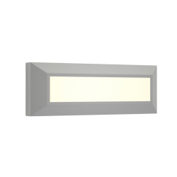 Willoughby LED 4W 3CCT Απλίκα Εξωτερικού Χώρου Γκρι D:22cmx8cm - it-Lighting