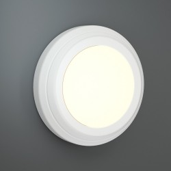 Jocassee LED 3.5W 3CCT Απλίκα Εξωτερικού Χώρου Λευκό IP65 D:15cmx2.7cm - it-Lighting
