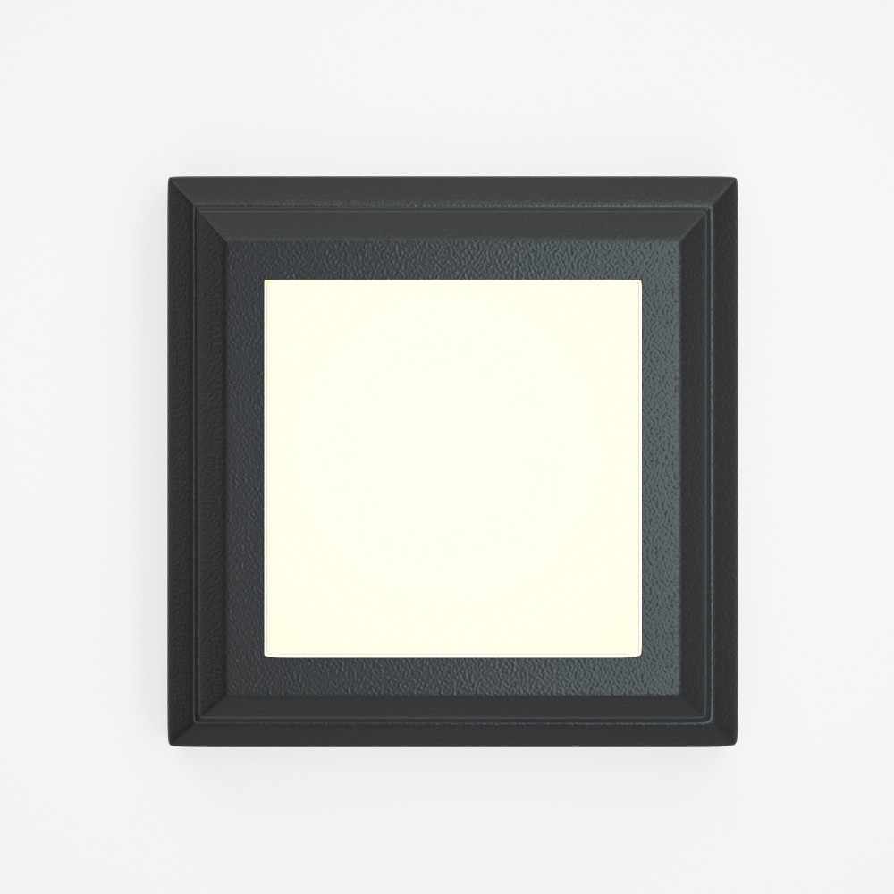 George LED 3.5W 3CCT Απλίκα Εξωτερικού Χώρου Ανθρακί IP65 D:12.4cmx12.4cm - it-Lighting