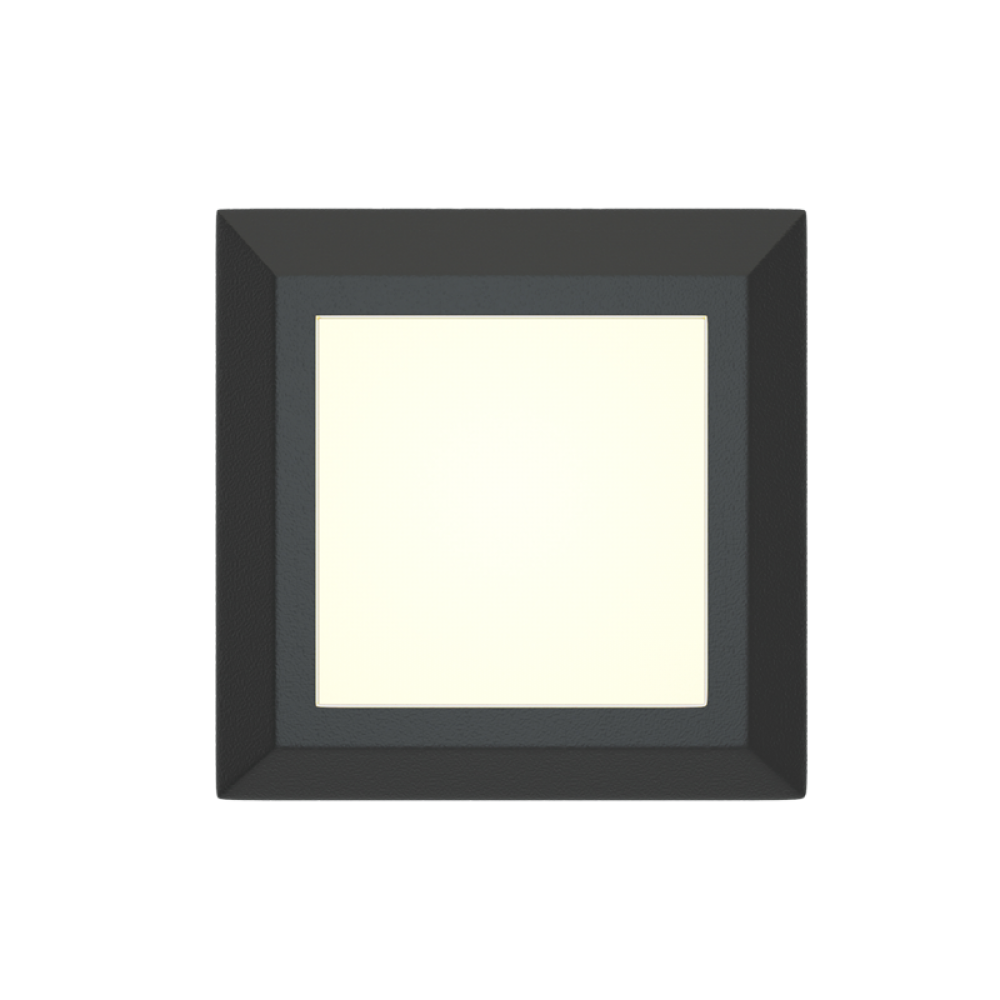 George LED 3.5W 3CCT Απλίκα Εξωτερικού Χώρου Ανθρακί IP65 D:12.4cmx12.4cm - it-Lighting