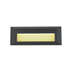 Mono LED 3W 3CCT Απλίκα Εξωτερικού Χώρου Ανθρακί IP65 D:22cmx2.8cm  - it-Lighting