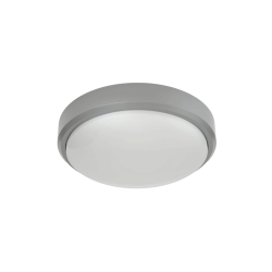 Echo LED 15W 3CCT Φωτιστικό Οροφής Εξωτερικού Χώρου Γκρι D:21cm x 6cm - it-Lighting