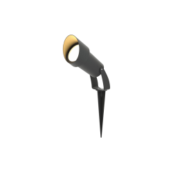 Shafer 1xGU10 Φωτιστικό Εδάφους Ανθρακί IP65 D:27cmx18cm - it-Lighting