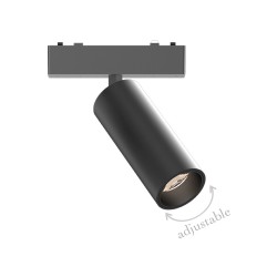 Φωτιστικό LED 9W 3CCT για Ultra-Thin μαγνητική ράγα σε μαύρη απόχρωση (by tuya and zigbee) D:16cmX4,5cm - InLight