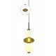 Led Κρεμαστό Φωτιστικό Από Γυαλί Opal - Lime 12W Dimmable Balloons-M2 LUCIDO