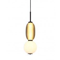 Led Κρεμαστό Φωτιστικό Από Γυαλί Smoked - Opal 12W Dimmable Balloons-S1 LUCIDO