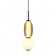 Led Κρεμαστό Φωτιστικό Από Γυαλί Smoked - Opal 12W Dimmable Balloons-S1 LUCIDO