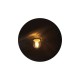 Κρεμαστό Μονόφωτο Μαύρο Από Πολυστερίνη D60cm  1xE27 Φιλοσοφίας Wabi-Sabi