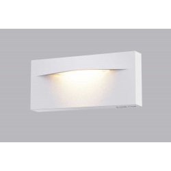 Led Απλίκα Εξωτερικού Χώρου Λευκό Slim 2W 4000K Ουδέτερο IP65 Nado RC - LUCIDO