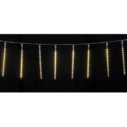 192Led Επεκτεινόμενη Κουρτίνα Με 8 Tube Με Ηλιακό Πάνελ Προγραμμάτων ,Χρονοδιακόπτη Και Ντίμερ ,230 x 30(h)cm