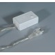 360Led Συμμετρική Κουρτίνα Με 8 Προγράμματα 200 x 200(H)cm,Διάφανο Καλώδιο/Μπλε Λαμπάκι
