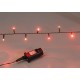 180Led Φωτάκια Rgb 15 Colours Multi Flash Ip44 Με Χειριστήριο Για Προγράμματα Με Πράσινο Καλώδιο Και 5 Διαφορετικούς Φωτισμούς ,9 Μέτρα