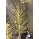 Φωτιζόμενο Δέντρο Χρυσό Με 2700 Led Φωτάκια Θερμού Φωτισμού ,Μετασχηματιστή ip44 Και Dimmer 210(h)cm