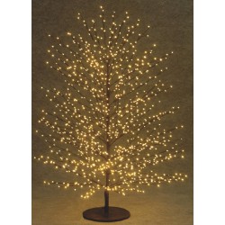 Led Φωτιζόμενο Χριστουγεννιάτικο Δέντρο - 1800Led Και Θερμό Φωτισμό 180cm IP44