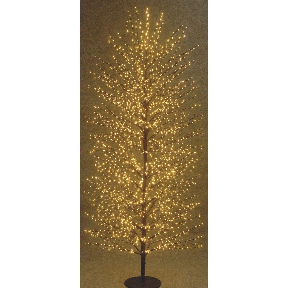 Led Φωτιζόμενο Χριστουγεννιάτικο Δέντρο - 2700Led Και Θερμό Φωτισμό 210cm IP44