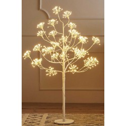 Led Φωτιζόμενο Δέντρο Λευκό - 896 Led Και Θερμό Φωτισμό 120cm IP44