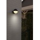 LED Επιτοίχιο Φωτιστικό Αλουμίνιο Σκούρο Γκρι 25W 3000K IP54 LOOMA LUTEC