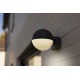 LED Επιτοίχιο Φωτιστικό Αλουμίνιο Σκούρο Γκρι 25W 3000K IP54 LOOMA LUTEC