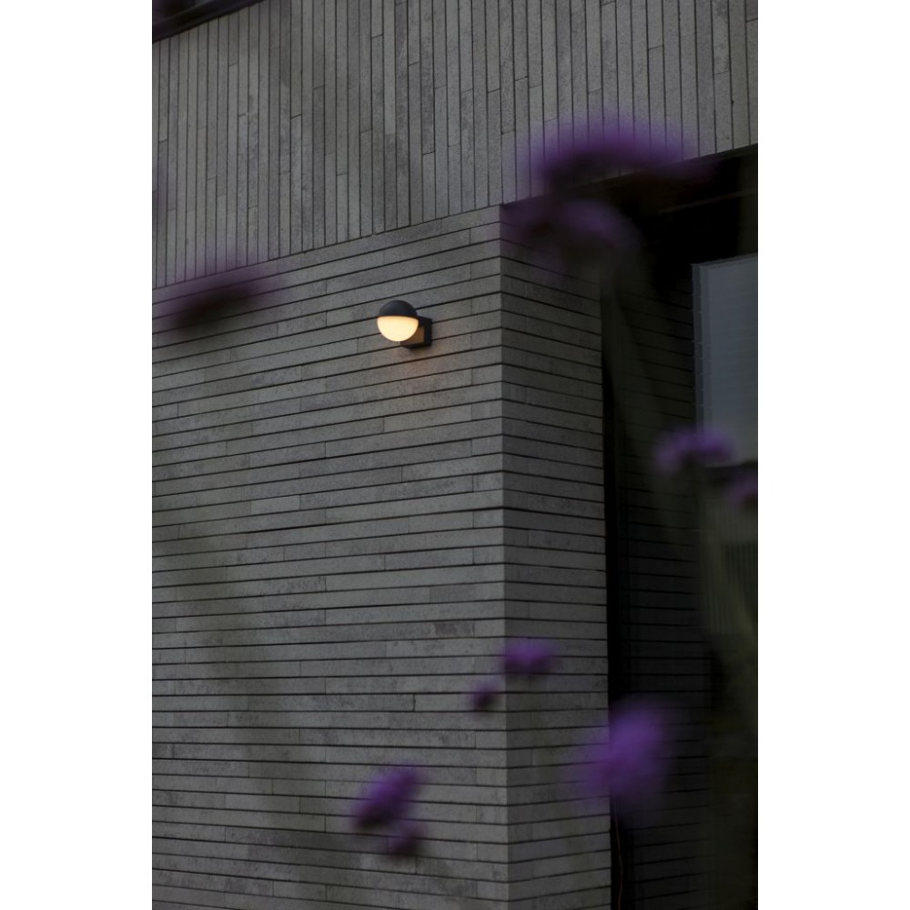 LED Επιτοίχιο Φωτιστικό Αλουμίνιο Σκούρο Γκρι 7,8W 3000K IP54 LOOMA LUTEC