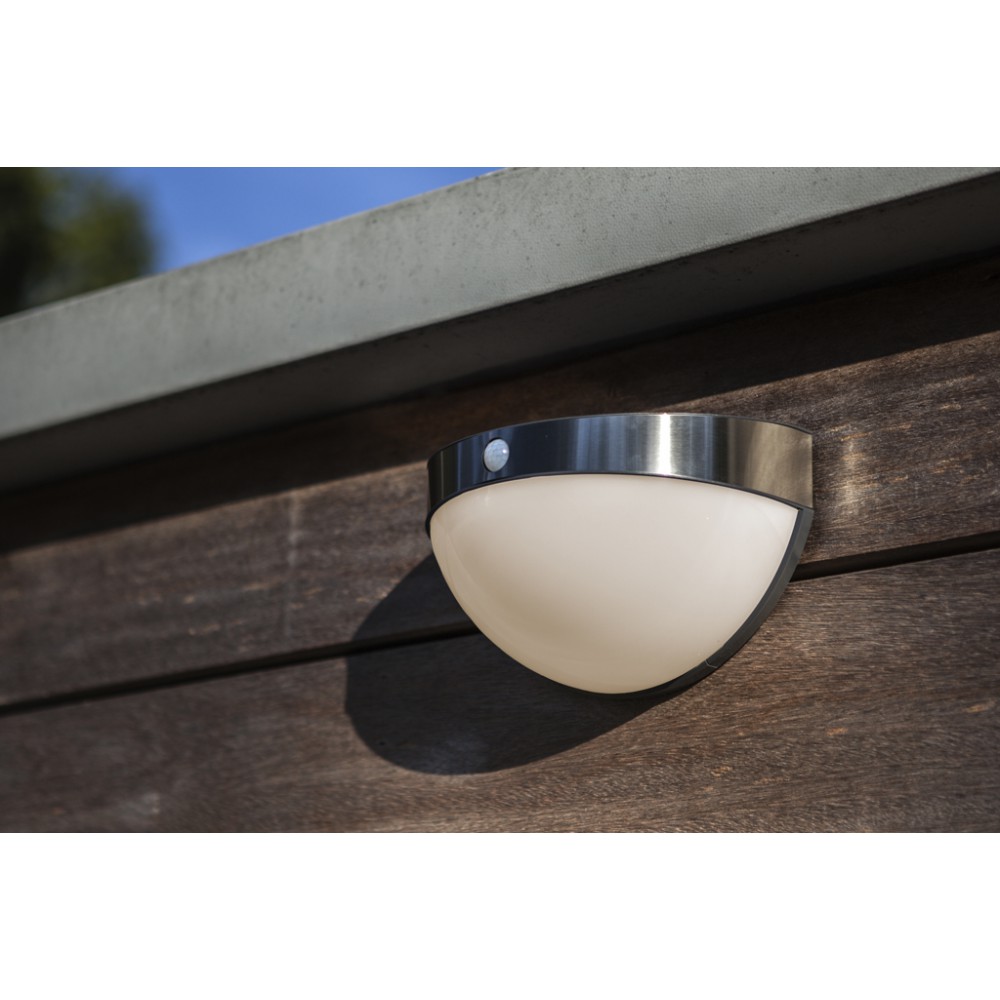 LED Ηλιακό Φωτιστικό Επίτοχιο Με Αισθητήρα 2,3W 4000K IP44 BUBBLE LUTEC